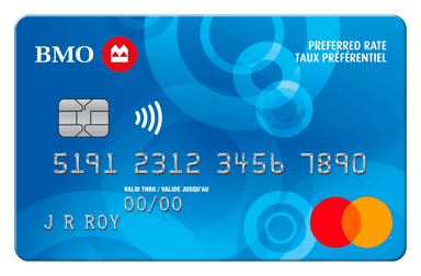Carte Mastercardᴹᴰ* BMOᴹᴰ à taux préférentiel