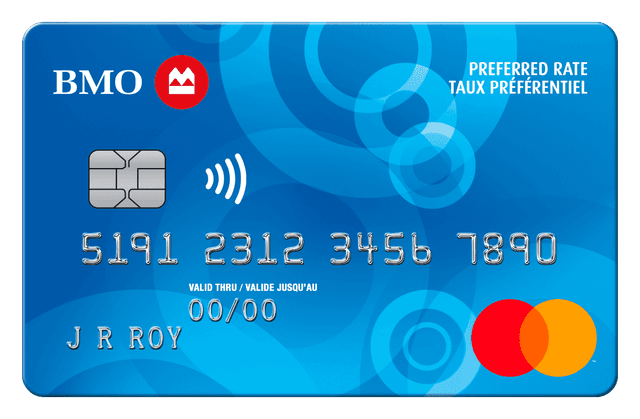 Carte Mastercardᴹᴰ* BMOᴹᴰ à taux préférentiel