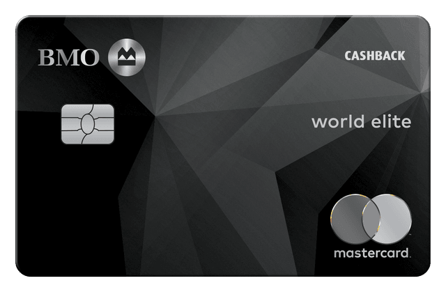 BMO CashBack® Mastercard®* World Eliteᴹᴰ*