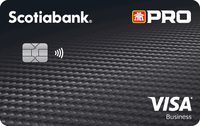 Scotia® Home Hardware PRO Visa* Business Card