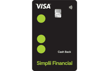 Simplii Financial™ Cash Back Visa* Card