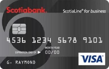 ScotiaLine® for business Visa* Credit Card