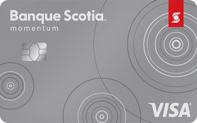 Carte Visa* Momentum Scotiaᴹᴰ sans frais annuels